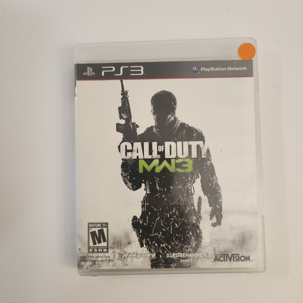 Call of Duty Modern‎ Warfare 3 Sony PlayStation 3 PS3 2011 Activision Untested
